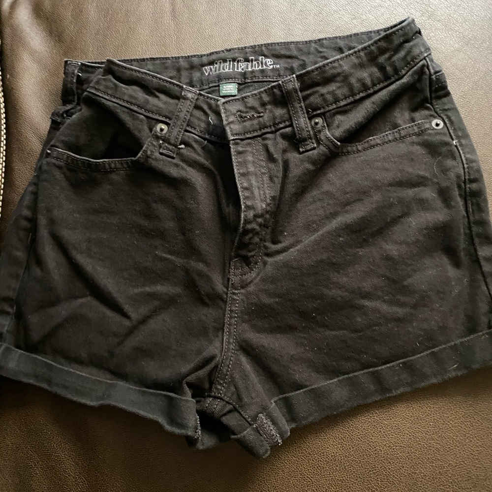 Denim shorts